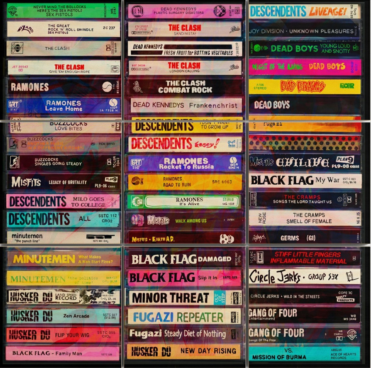  Incredible music collection AND the colors just go so well 