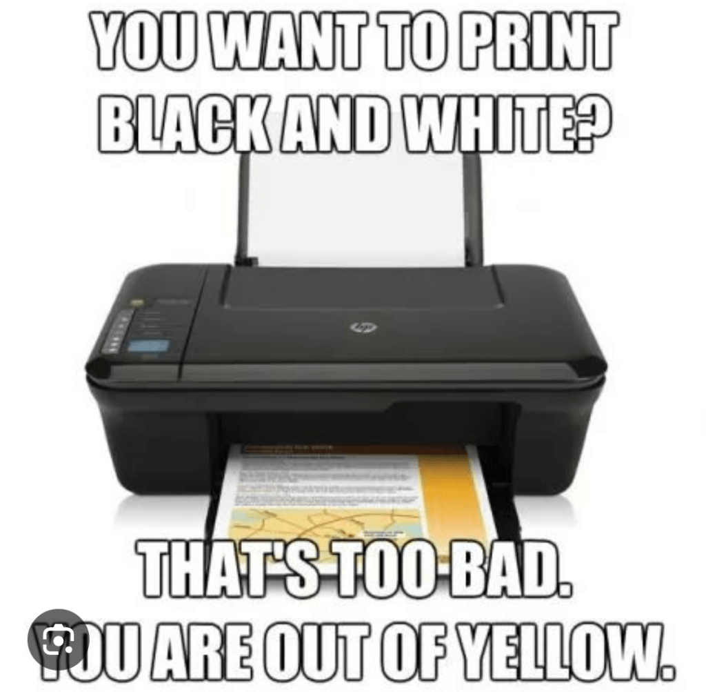 Printer kicked the bucket. Shop&nbsp;update